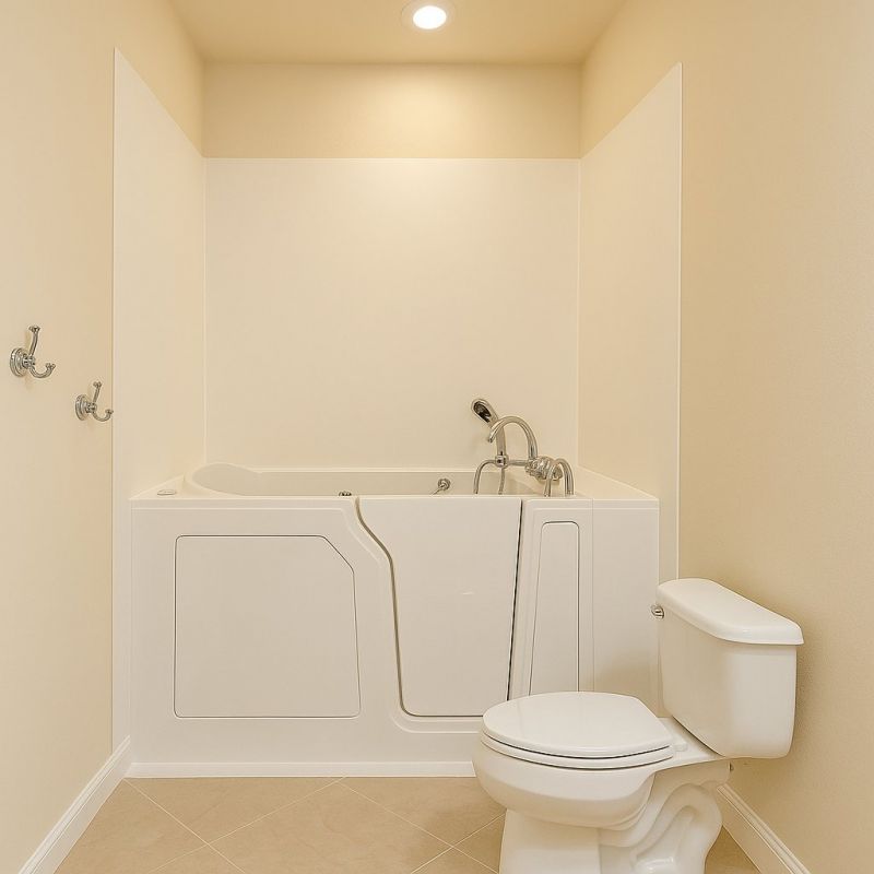 Walk-In Tub Installation For Aging-In-Place Bathroom Designs